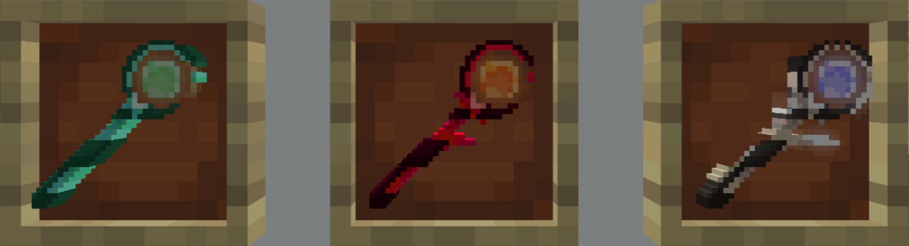 全種類のステッキが貼られてる画像